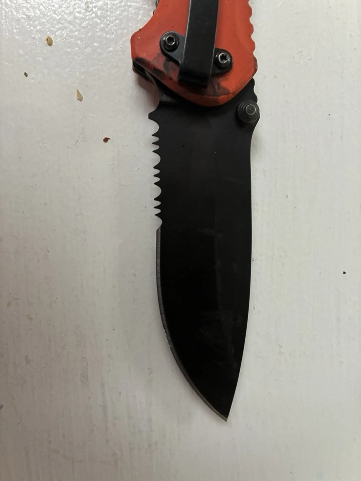 Remington F.A.S.T. 2.0 Spring Assisted Knife Orange Camo (3" Black) - Image 3 of 4