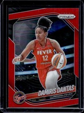 2025 Panini WNBA Prizm Damiris Dantas Red #/299 Fever