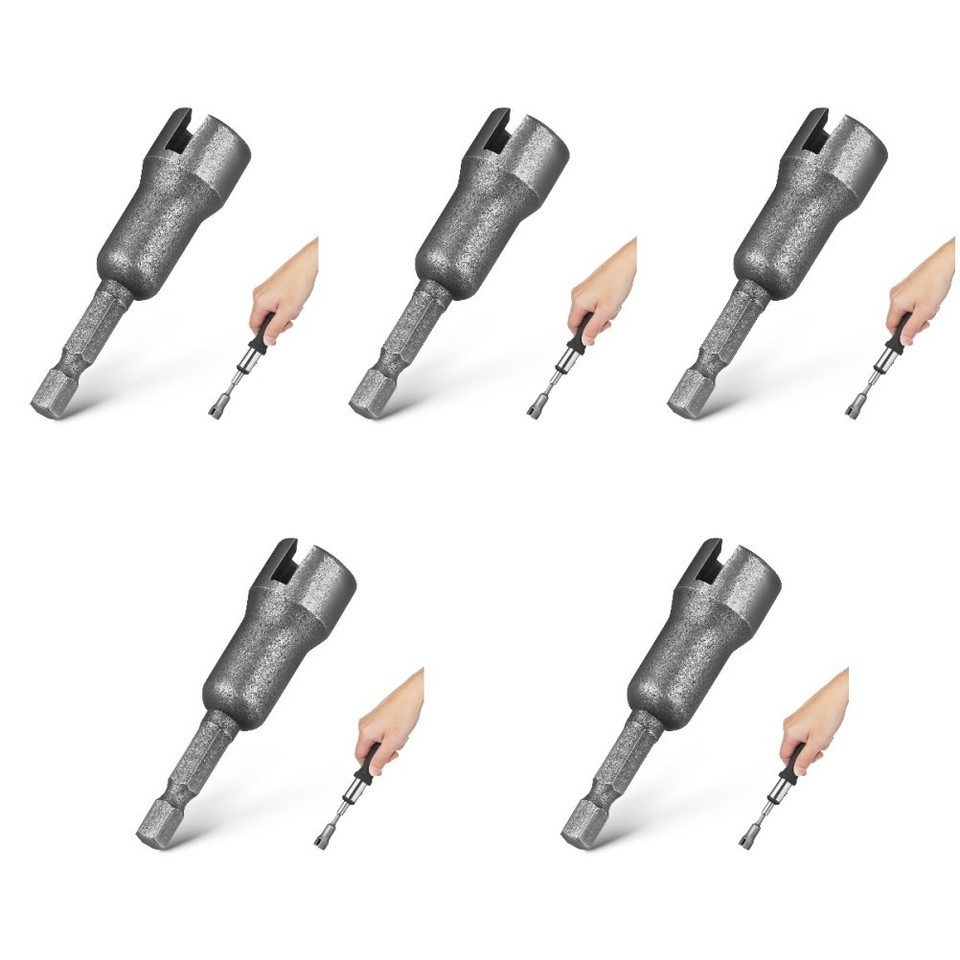 Wing Nat Wing Nut Driver Adapter Socket Slotted Steel Drill Bit Durable for ...