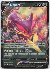 liepard v pokemon card value 104/198 Chilling Reign NM Full Art Ultra Rare variation to centering Liepard V Pokemon Cards Price
