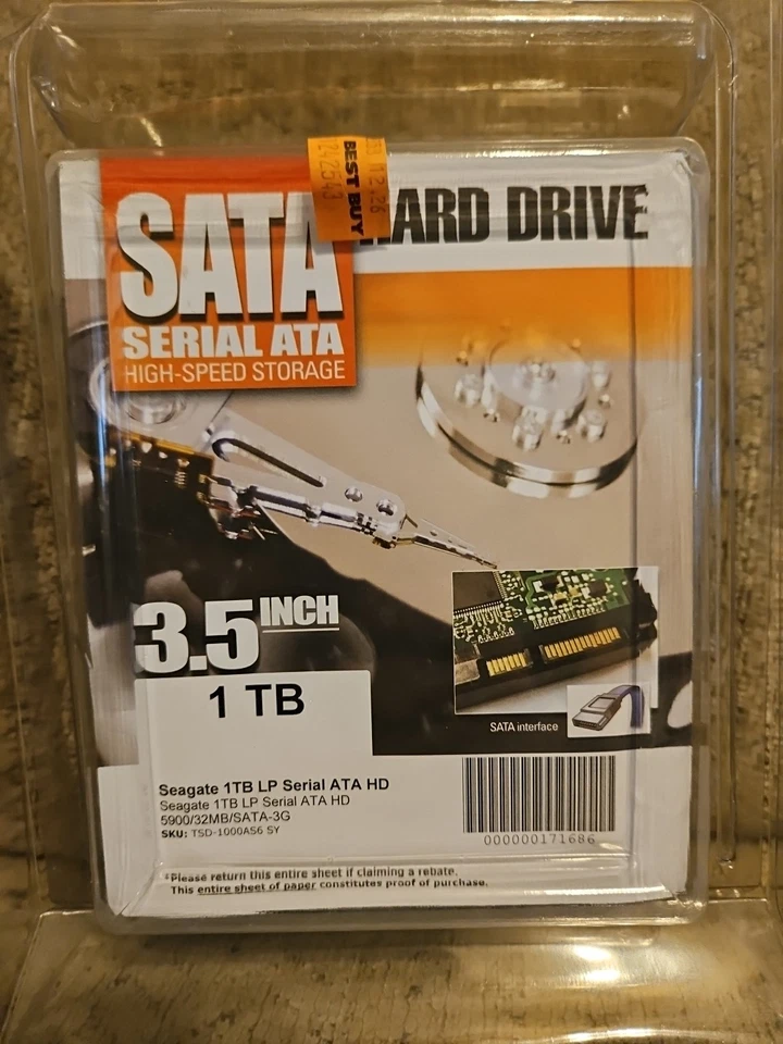 Seagate Barracuda ST1000DM003 Desktop Hard Drive - 1 TB - Image 4 of 4