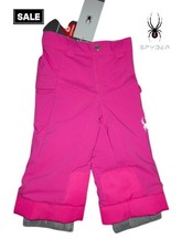 Spyder Kids Insulated Ski Snow Pants Bitsy Taffy Pink Baby Toddler 2T NWT