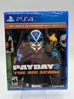 PS4 NEW & SEALED Payday 2: The Big Score (2016) - PlayStation 4