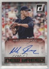 2016 Panini Donruss New Breed Auto Green 61/99 Mike Foltynewicz #NB-MF Auto 0c6
