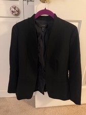 J.Crew Black Collarless Blazer Size 4