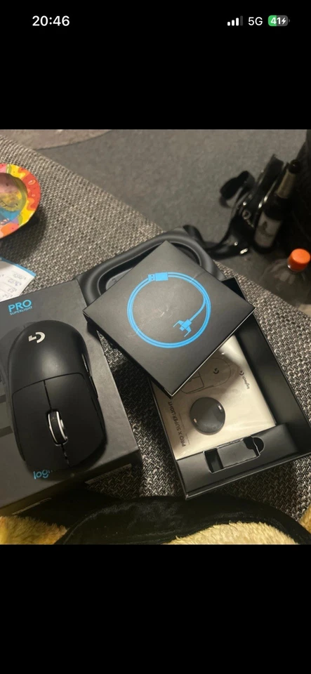 Logitech G Pro x Superlight Kabellose Schwarz Gaming Maus - Bild 4 von 4