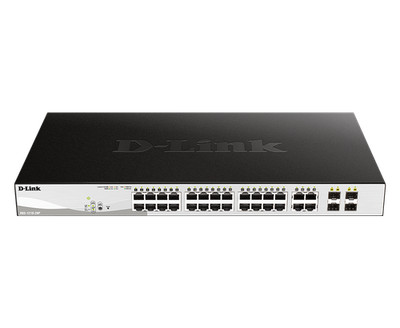 D-Link DGS-1210-28P Smart Managed L2 Switch, 24x Gigabit, 4x SFP, 193W PoE+, NEW