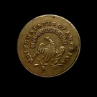 Unlisted United States Gilt Brass Eagle Uniform Button Albert's UU 134 A