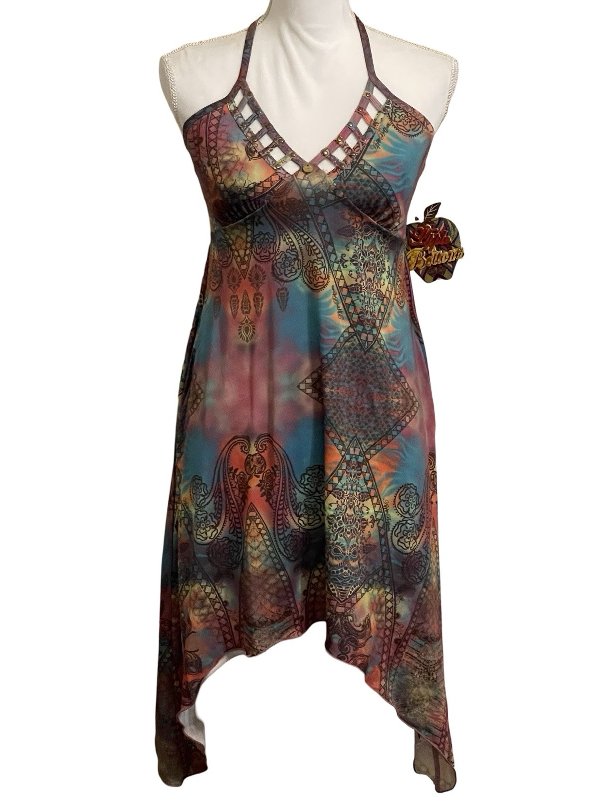 APPLE BOTTOMS Multicolor Sharkbite Embellished Ha… - image 1