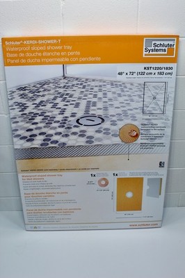 Schluter Kerdi Shower Tray 48 x72  Center KST1220/1830