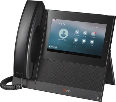   Poly CCX 600 IP Phone 7'' Touchscreen Android Wi-Fi Bluetooth PoE+  