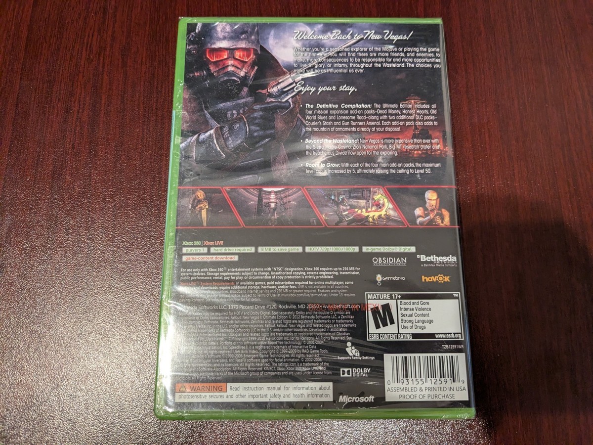 Fallout: New Vegas - Ultimate Edition (Xbox 360, 2012) for sale