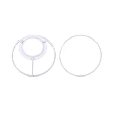 Lamp Shade Ring 100mm Dia. Lampshade Holder Frame Ring for Bulb Light Iron 1 Set