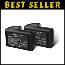 Rechargeable Li-ion Batteries 2pcs 2200MAH