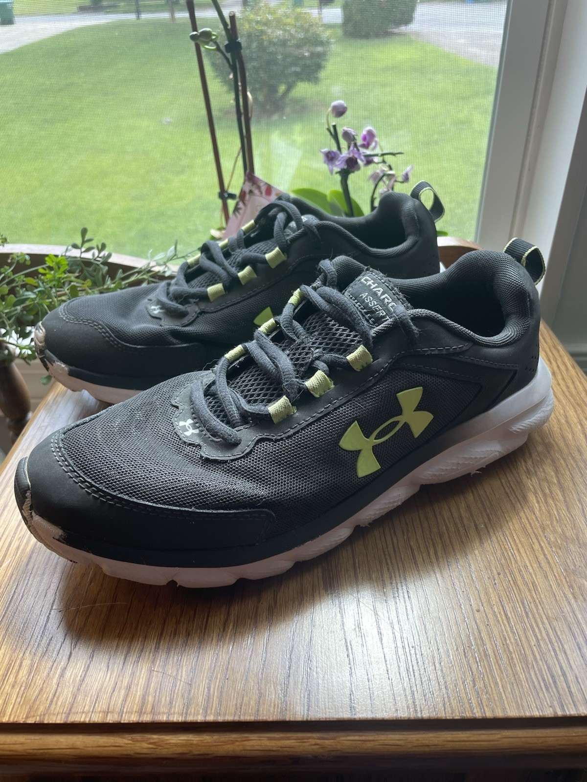Under Armour Charged Assert 9 Marble Wolf Grey Li… - image 1