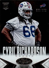 2014 Certified #114 Cyril Richardson RC /999 - FB