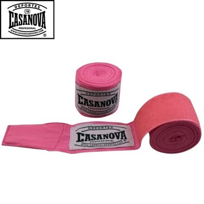 Casanova  Boxing Hand Wraps 180'' (Pink) Boxing Wrap Bandage - Boxing Hand Wrap
