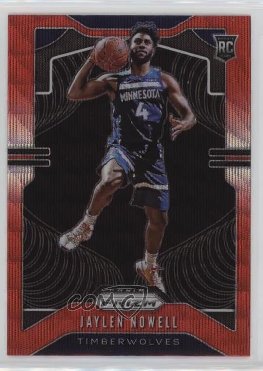 2019-20 Panini Prizm Rookie Ruby Wave Prizm Jaylen Nowell #281 Rookie RC et6