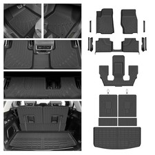 Floor Mats for Jeep Grand Cherokee L 6-Seater Without 2nd Row Center Console 