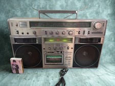 Toshiba RT-S90 BomBeat Address Boombox Cassette Radio Japan Manual Fully Works