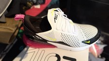 Nike Air Max 270 Men’s White/black/volt/laser Fuschia Size 13