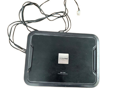Alpine SWE-1500 Powered Subwoofer Active Bass Box Car Audio Used