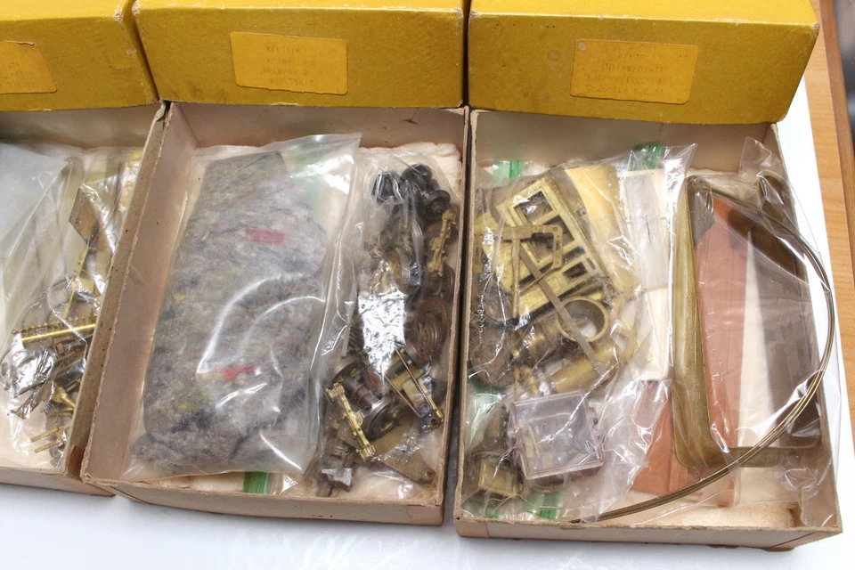 FLUTED DOME LONG PILOT VERSION! ON3 BRASS PSC KEMTRON C-16 2-8-0 LOCOMOTIVE KIT - Image 4 of 4