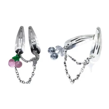 Elegant Duckbill Clip Fashion Cherry Hair Barrette Accessory Women Jewelry-Decor