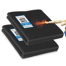 2Pack 10MM Thick 12x12 Inch Fireproof Welding Blanket, 10mm Thickened Welding...