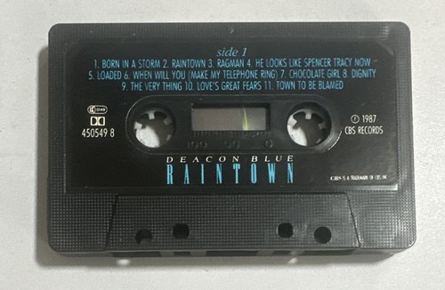 Deacon Blue – Raintown Cassette Tape 1987 EX / EX - Picture 5 of 6