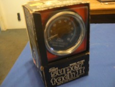 Nos New Old Stock Sun Super Tach Ii 8000 Rpm Blueline Tachometer Cp-7901