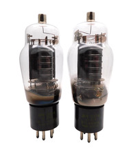 Matched Pair SYLVANIA JAN 307A VT-225 Valves Tubes Used Tested (V56)