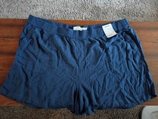 Womens Blue Sonoma Shorts Size 3X NWT Elastic...