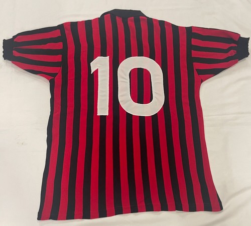 maglia MILAN GIANNI RIVERA N 10 acrilico calcio vintage 1968/69 PEZZO UNICO - Bild 2 von 6