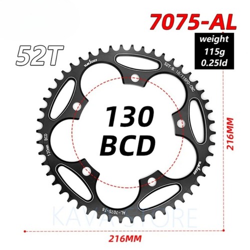 Road Bicycle Chainring Narrow Wide Single Chain Ring Bike Crank Accessorie Tooth - Picture 8 of 35