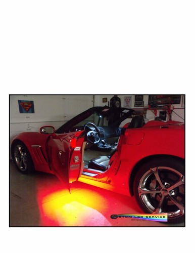 97-2013 CORVETTE UNDER DOOR LED KIT (SUPERBRIGHT) - Imagen 1 de 4