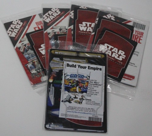 STAR WARS POCKETMODEL TCG SEALED PROMO PACKS 1/PP863 & 4/PP847 LOT OF 5         