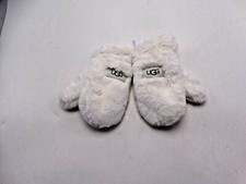 UGG TODDLER FAUX FUR IVORY MITTENS 2-4 YRS New With Tags