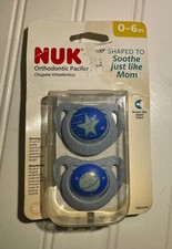 NUK Orthodontic Pacifier 0-6 Months Star Planet Space Themed