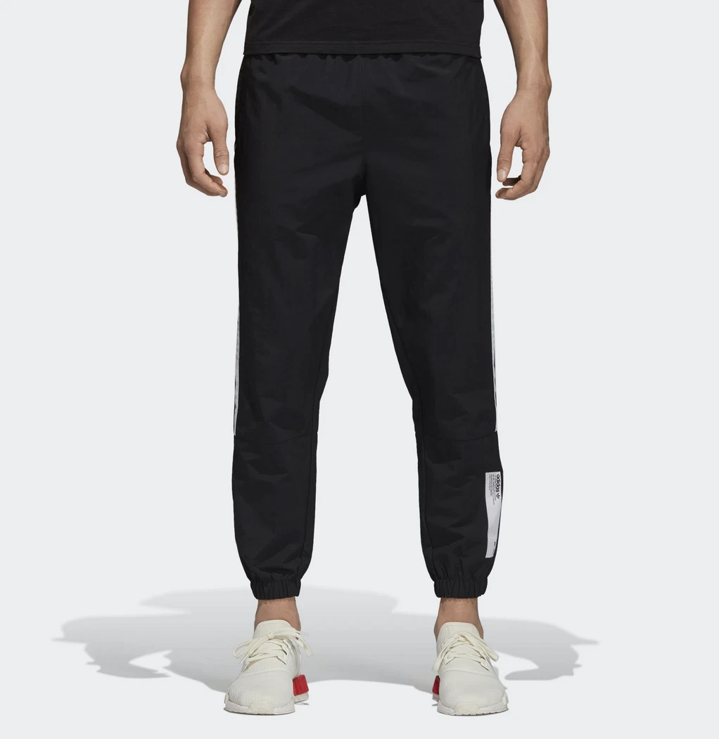 Fuld Løs gå på pension MEN&#039;S ADIDAS ORIGINALS NMD NYLON TRACK PANTS BLACK/WHITE DH2290 Sz S |  eBay