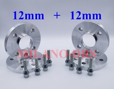 4 DISTANZIALI RUOTA 12+12mm FIAT BRAVO  Bullone CONICO+KIT ANTIFURTO