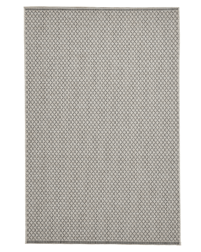 INDOOR OUTDOOR STITCH PATIO RUG 120X170 160X230 GARDEN 9683 BEIGE BLACK - Picture 2 of 7