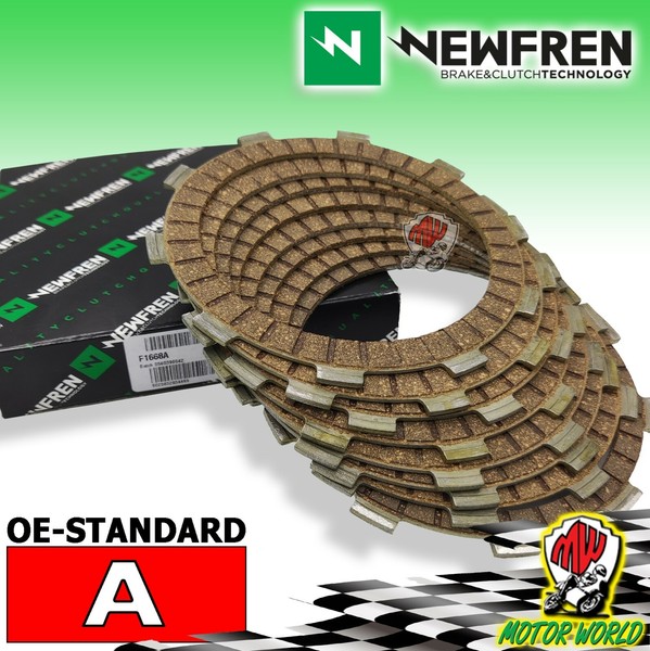 F1668A Kit 8 Kupplungsscheiben Newfren Honda XL V Transalp 650 2000 - 2007-image