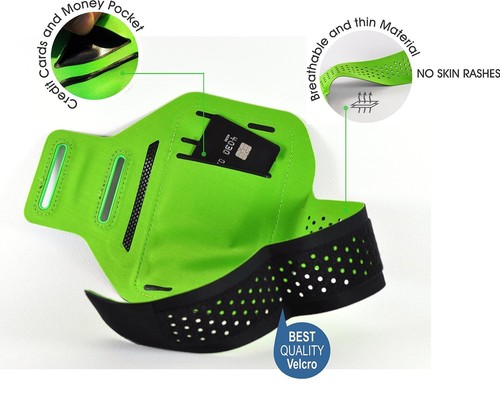 Outdoor Sport Hochwertiges Lycra Armband Strap Universal Handy Smartphones - Bild 60 von 91