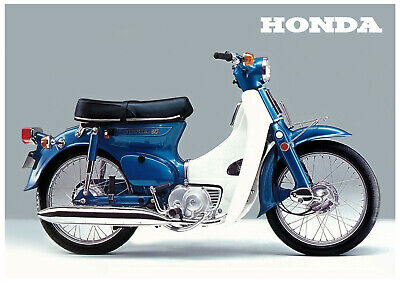 HONDA Poster CA110 C110 Super Sports Cub 50 Suitable to Frame
