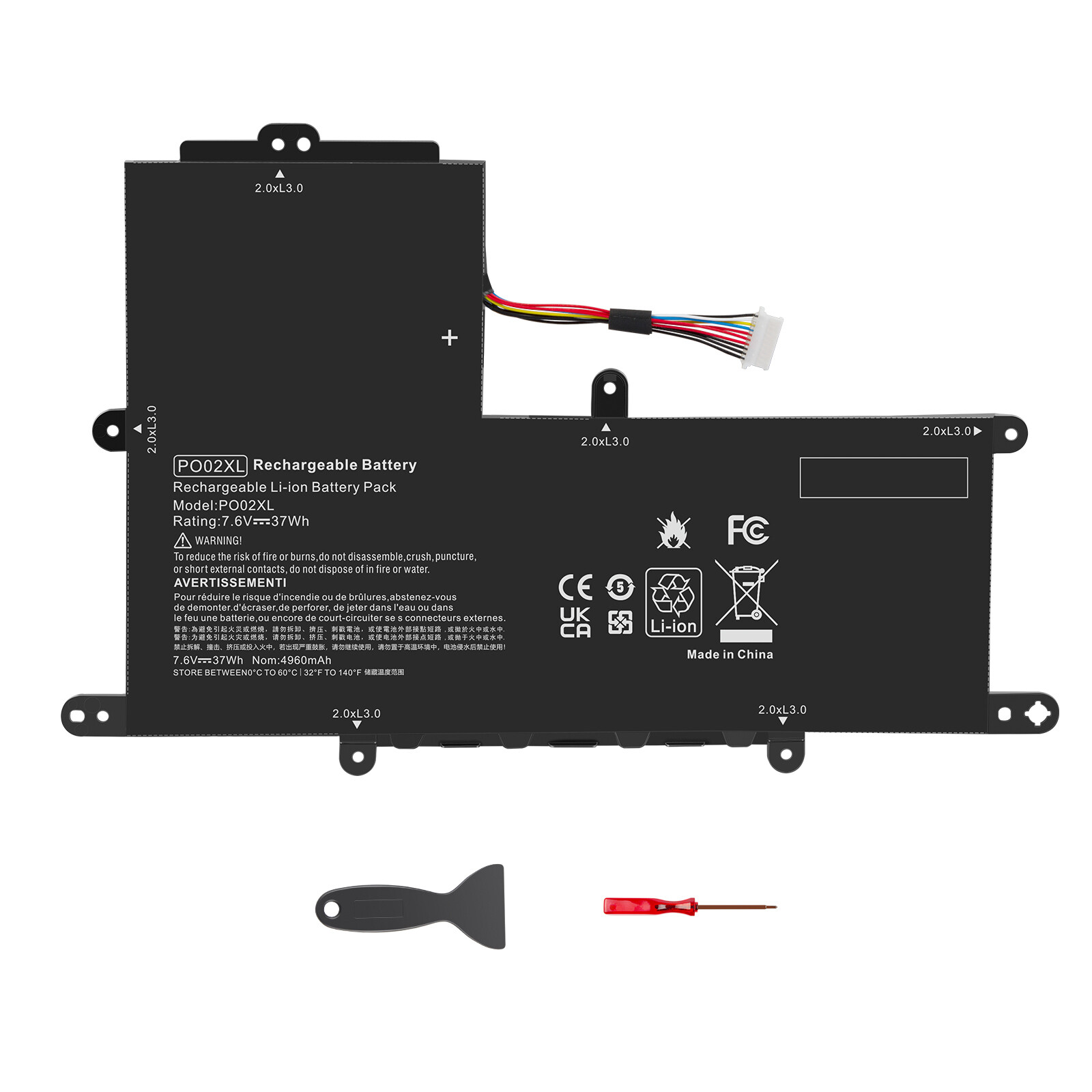 For HP Stream Notebook - 11-r010nr 11-R Laptop Battery PO02X