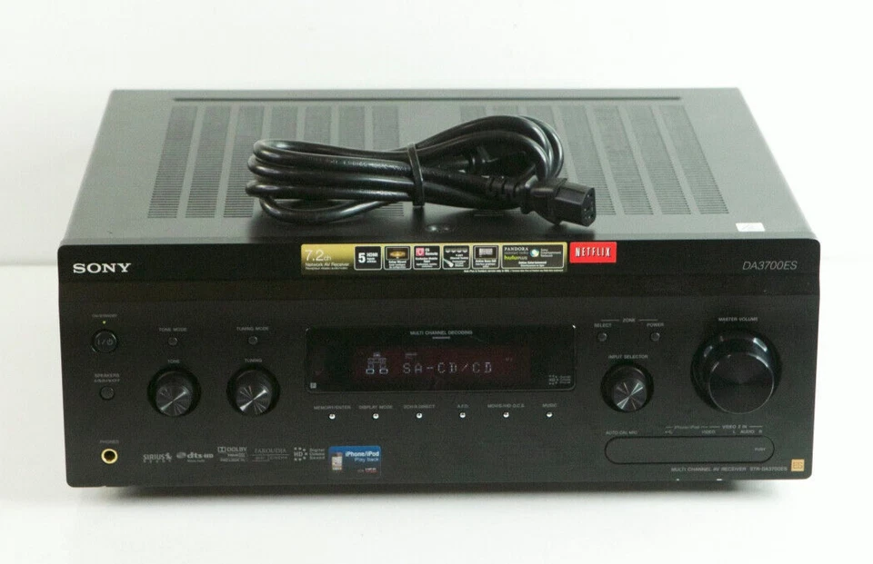 For Parts/ Fix Sony STR-DA3700ES AV Receiver (No Sound/ HDMI) j924 - Image 2 of 4