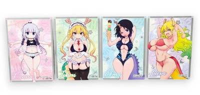 Miss Kobayashi's Dragon Maid Comiket Limited Card Set 4 Lucoa Elma Tohru Kanna