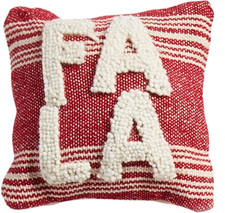 Mudpie - Fa La Mini Xmas Pillow - 41600576F