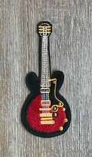 Akustik Gitarre Patch Aufnäher Bügelbild Hard Rock Band Heavy Metal Musik